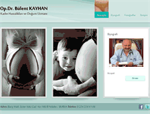 Tablet Screenshot of bulentkayhan.com